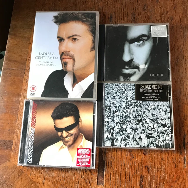 4 George Michael CD/DVD Bundle Twentyfive Older Listen Without Prejudice Ladies