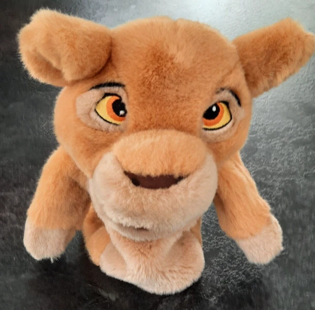 VINTAGE SIMBA LION King Disney Plush Hand Puppet Nice Birthday ...