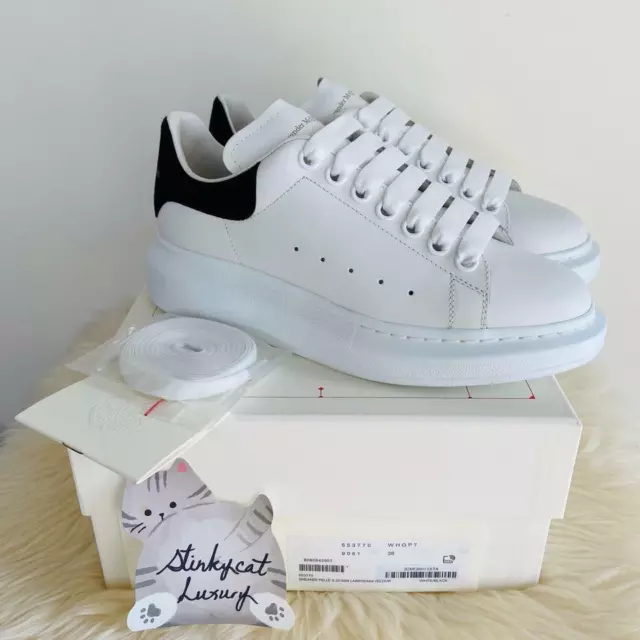 NIB ALEXANDER MCQUEEN MCQ Women's Leather Oversized Sneakers