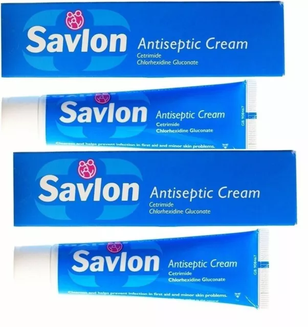 Savlon Antiseptique Antibactérien Crème 30g/60g - pour Premier Secours & Peau