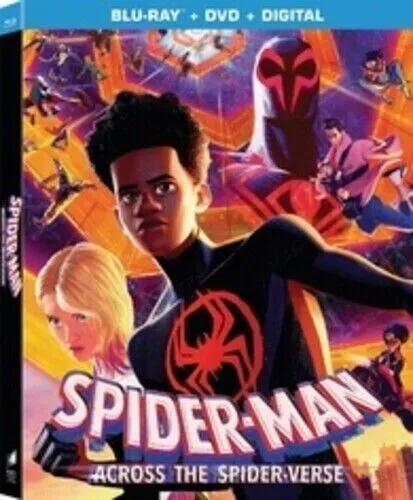 NEW Spider-Man: Across The Spider-Verse (Blu-ray, DVD, w/Slipcover, Digital)Seal