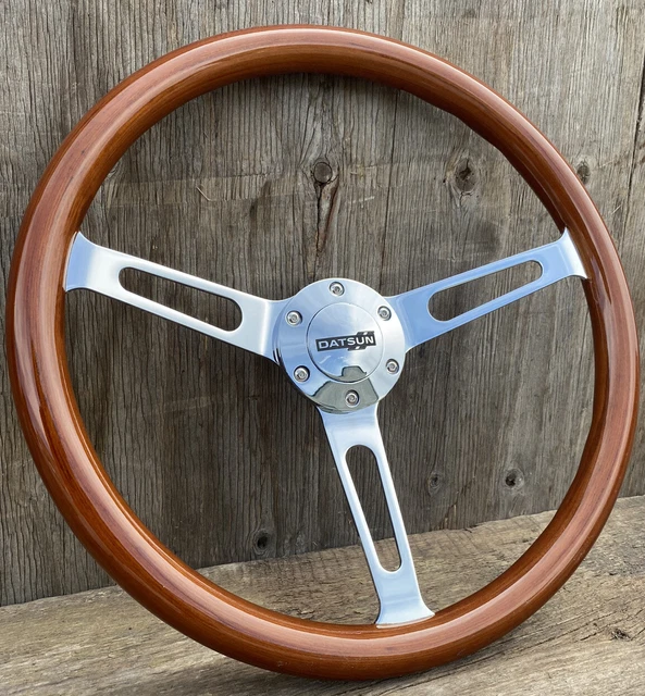 DATSUN WOOD STEERING Wheel 510 240Z 260Z 280Z 520 521 610 Bluebird New