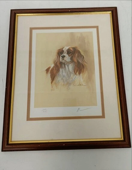 Mick Cawston Limited Edition Signed Art Print Cavalier King Charles Spaniel #919