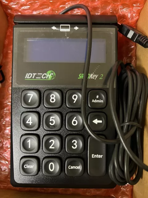 ID Tech SREDKey 2 with MSR USB KB Enhanced Format Key Pad IDSK2-534E