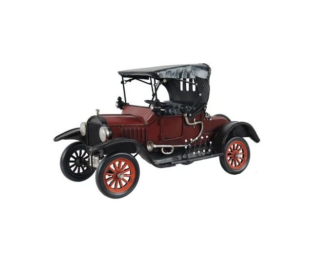 Homeroots Home Decor c1924 Red Ford Model T Car Sculpture  MSRP $229.99
