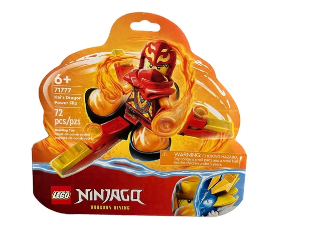 Power Dragon Rising LEGO NINJAGO DRAGON'S Rising 71777 Kai's Dragon Power Flip 72 pièces ...