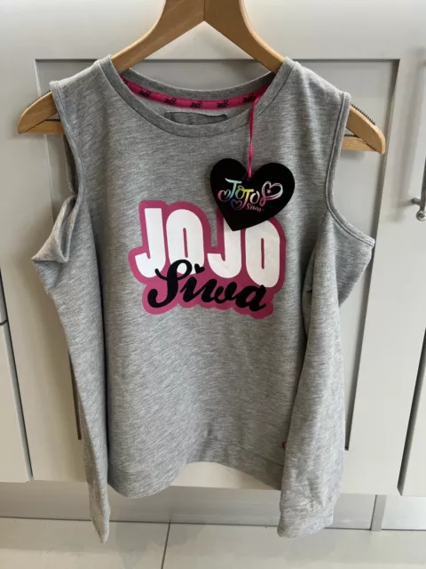 BNWT Jojo Siwa Primark 10-11 years Dance Gym Top Sweatshirt Eat Dance Sleep Bow