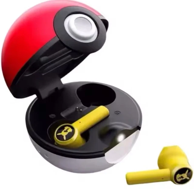 PIKACHU POKEMON EARPHONES Ear Pods Pokeball Wireless Bluetooth ...