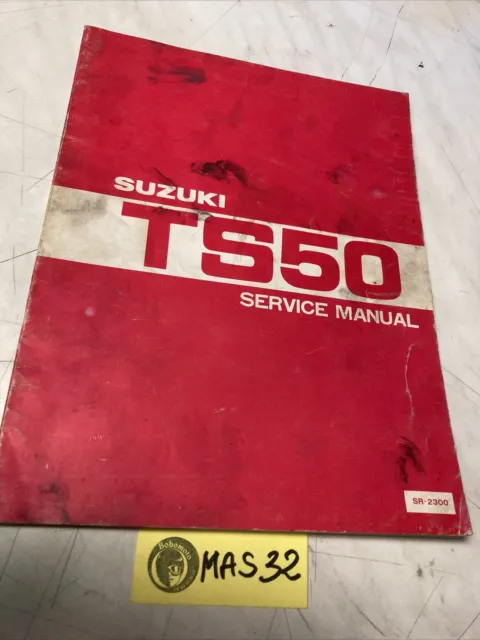Suzuki TS50 N 1979 50 TS manuel revue technique moto service atelier GB