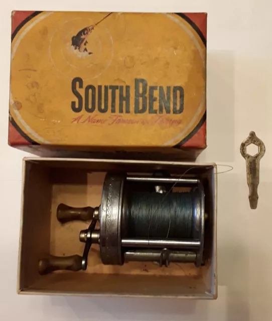 VINTAGE SOUTH BEND Oreno No.45 Level-Winding Casting Reel in Box $49.99 -  PicClick