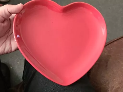 Flora Heart Shaped Plate ( No Box)