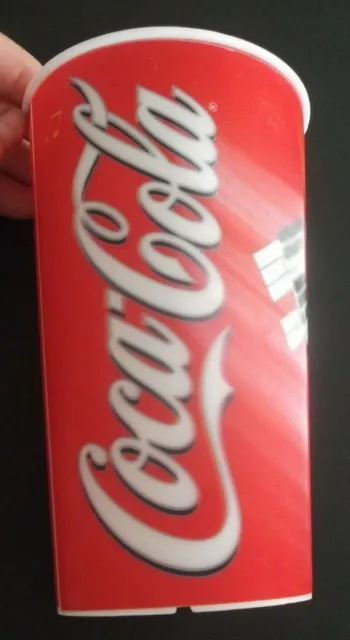 Bicchiere in plastica Coca Cola - Ologramma 3D - musica dal lato della coca... 2