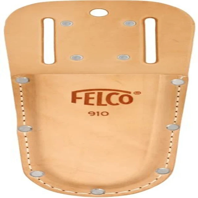 Felco Leather Holster (F 910) - Tool Pouch for Pruning Shears or Brown