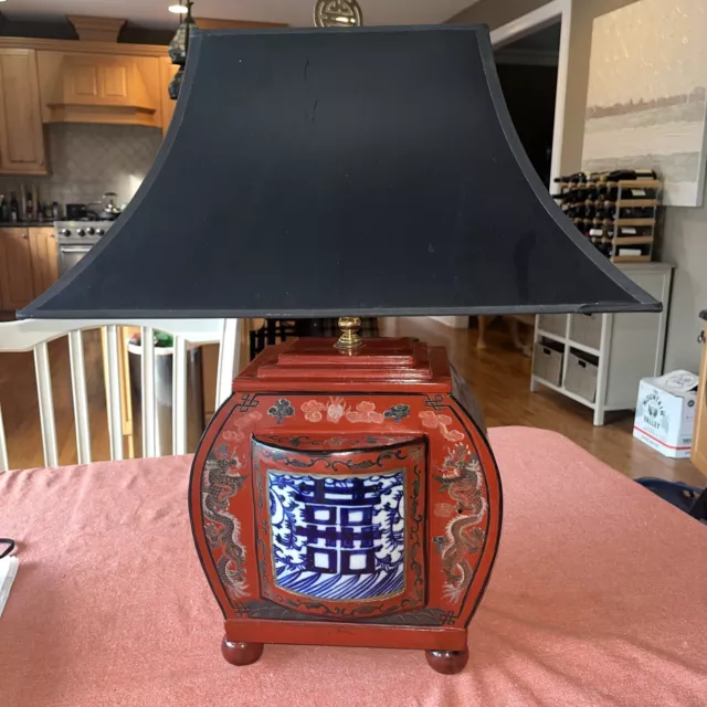 Old Antique Chinese Lamp