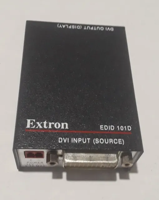 Extron EDID 101V VGA Input Output Source - 33-1805-01 Rev. B