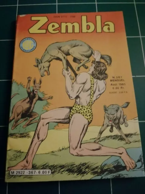 ZEMBLA n° 367  / Août 1985  / TBEG / Edition : LUG