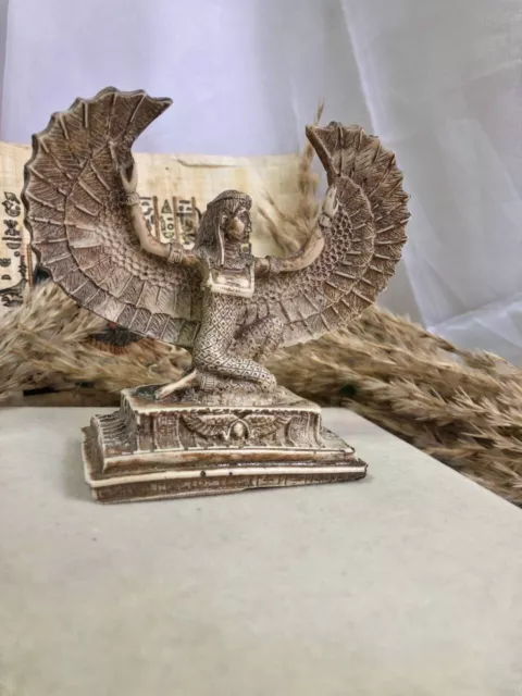 Egyptian ISIS statue, Egyptian statuette Replica, Goddess Isis Statuette.