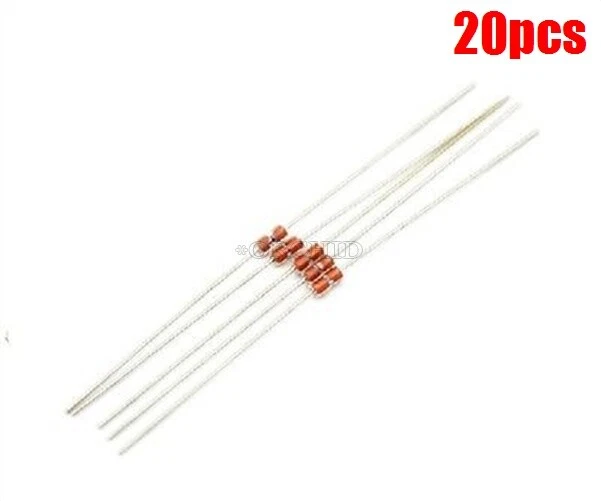 20 PCS TEMPERATURE Sensor 10K Ohm Thermistor Ntc MF58 3950 B 5 vf £1.