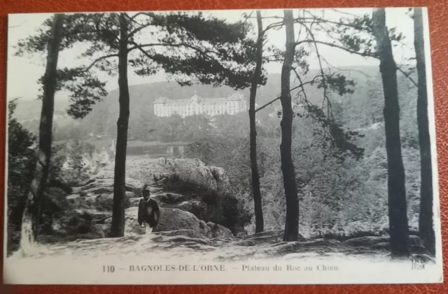 CPA 61 BAGNOLES DE l'ORNE - plateau du roc au chien