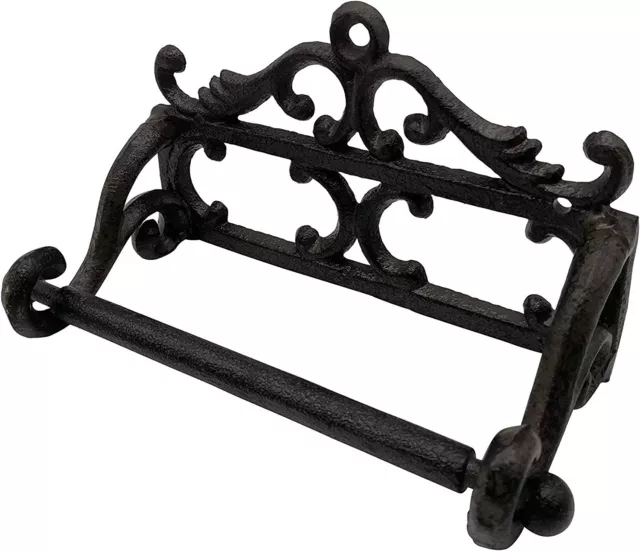 Comfy Hour Antique and Vintage Ocean Collection Cast Iron Tissue Holder, Aged 2