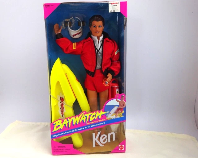 MATTEL KEN BAYWATCH Barbie Nrfb Rescue Lifeguard Doll 1994 £18.59 ...