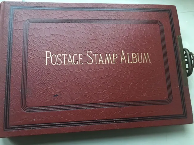 Old Lincoln Postage Stamp Album Plus Collection