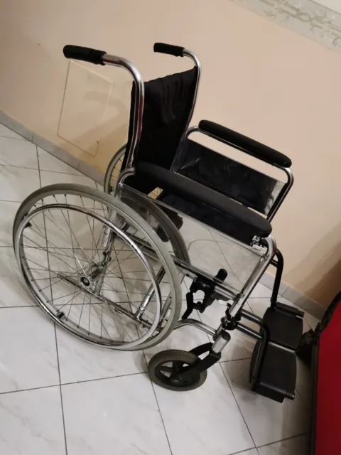Sedia Rotelle Disabili Anziani Ad  Autospinta Seduta 46 Ardea   Moretti