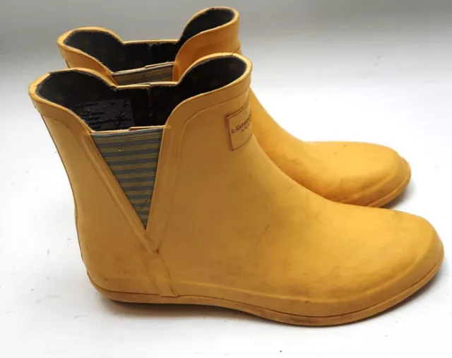 Women's HUNTER Yellow Rain Boots Size 8 And 9