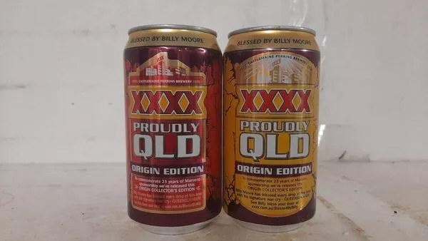 XXXX Gold & Bitter Commemorative Beer Cans - Proudly QLD - 2014