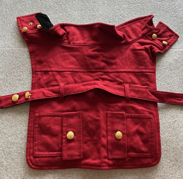 Vintage Ralph Lauren Polo wool/Cashmere/nylon Button Coat Dog Size (S/M) Vintage Ralph Lauren Polo wool/Cashmere/nylon Button Coat Dog Size (S/M)