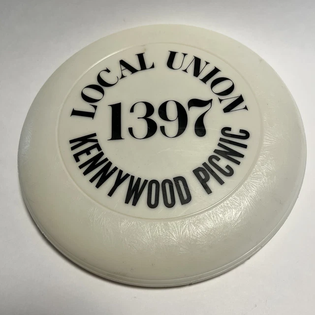 Vintage Kennywood Park Local Union 1397 Picnic Frisbee Vintage Kennywood Park Local Union 1397 Picnic Frisbee
