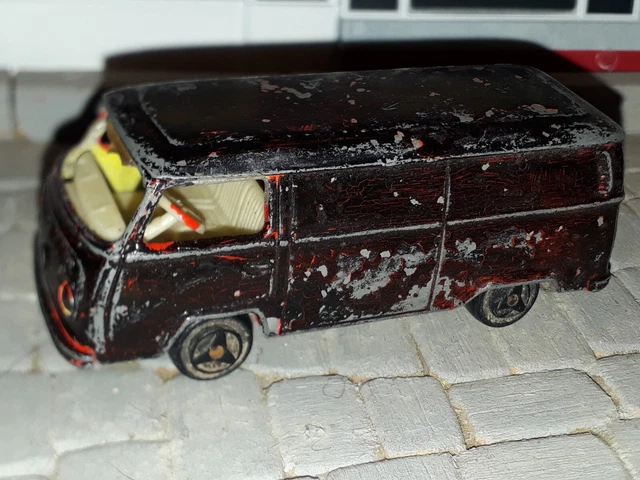 Miniature VW T2 Bus Combi Pompiers 1/60 - Avec Sons Et Lumières - Maisto - Neuf - Jouet Collection