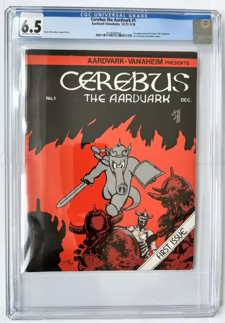 Cerebus the Aardvark #1 - CGC 6.5 - Scarce 1st Print