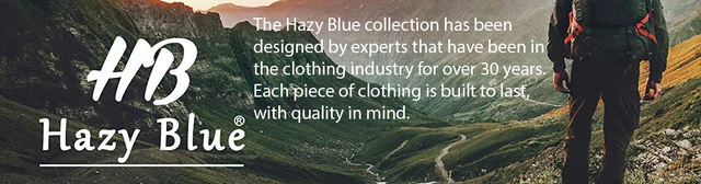 Hazy Blue Mens Womens Warm Quilted Padded Anti Pill Fleece Jacket 3
