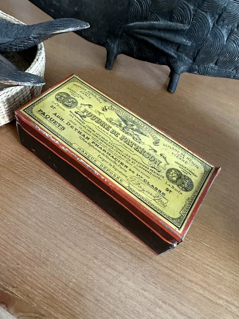 Boîte à Poudre Ancienne De Marque LUZY - Vintage, En Carton, Avec Reste De Poudre, France