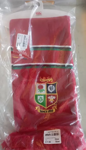 British and Irish Lions Supporters Scarf - Red
