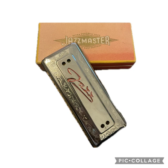 Sammlerstück Mundharmonika Jazzmaster incl. Originalverpackung