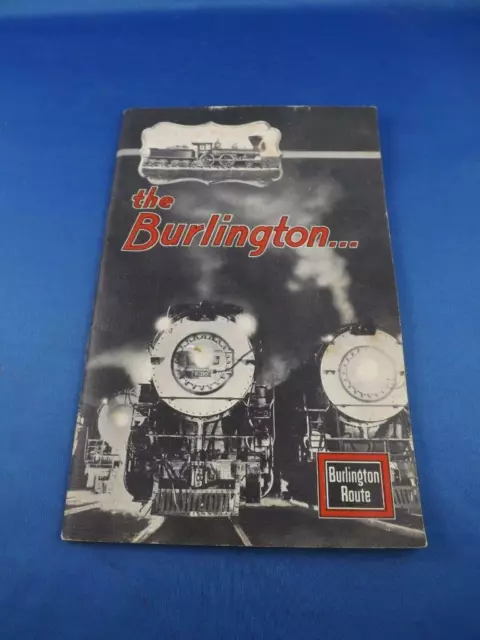 The Burlington Souvenir Book Chicago Burlington Quincy Railroad Lines 1933