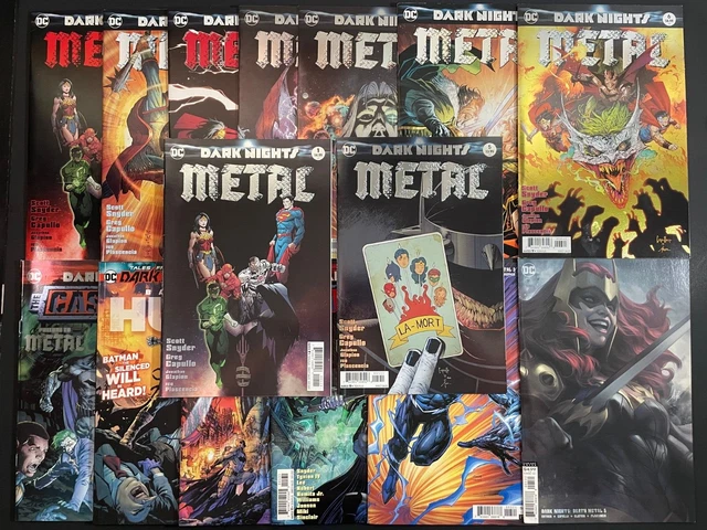 Dark Knights Metal 1-6 COMPLETE + MORE Snyder DC 2017 Capullo Batman Who Laughs