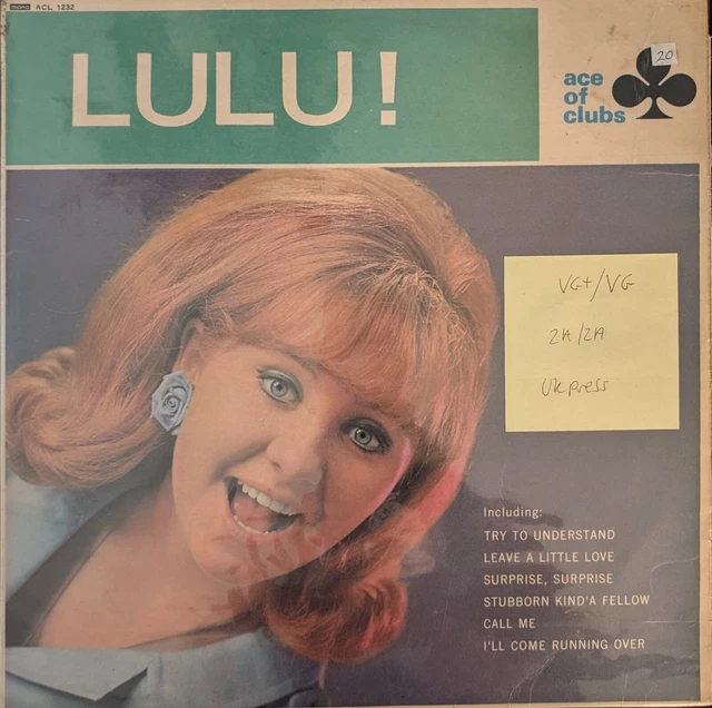 LULU ACE OF Clubs Record Made By 1967 EUR 135,11 - PicClick ES