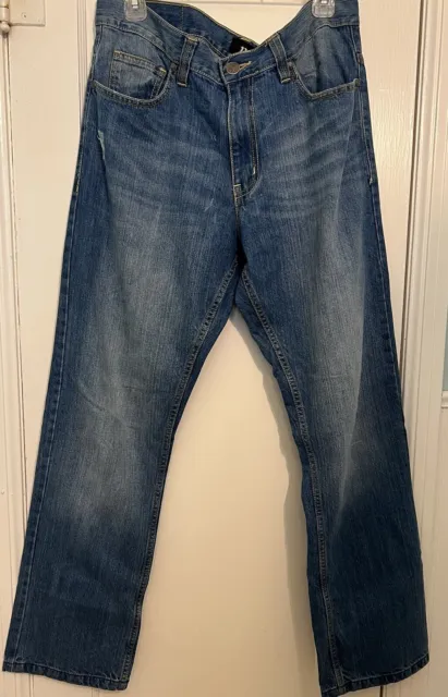 Nostic Mens Straight Leg Medium Wash Jeans Size 36X32