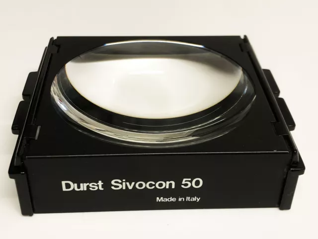 DURST SIVOCON 50 condenser for Durst M601 enlarger for 35 mm – EXCELLENT