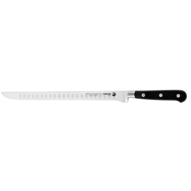 Couteau de Cuisine Professional à Jambon 25 cm Lame en Acier Inoxydable   FAGOR