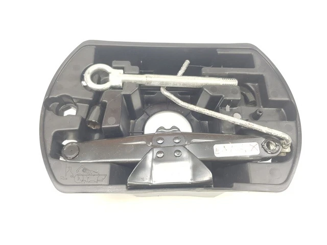 Cric Sollevamento Gomme Cric A Pantografo 2 Tonnellate Per Fiat 500X - Con Base In Acciaio E Asta Girevole Accessorio Officina E Emergenza - 10
