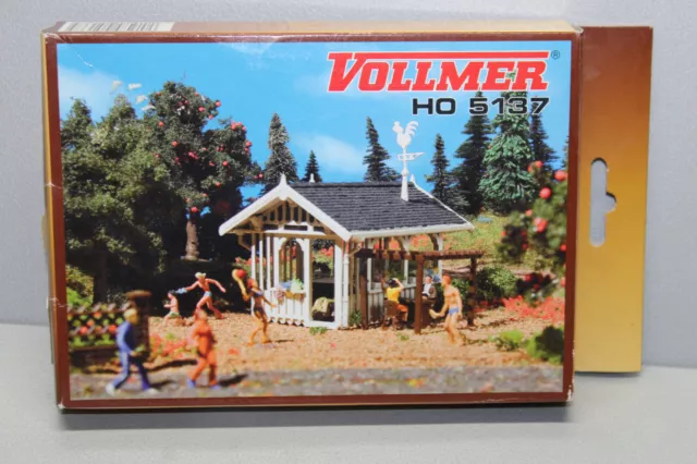 Vollmer 5137 Building Kit Garden House pavillion Gauge H0 Boxed