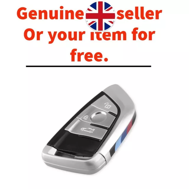 FOR BMW M 2 3 5 7  x1 x 2 x3 x4 x5  SERIES SMART REMOTE KEY FOB CASE  3 BUTTONS