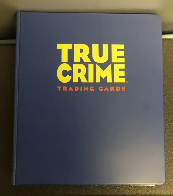 True Crime PART.2 Series 1 & 2 Complete Card Set 111-220  w/BINDER - 1992 - Mint