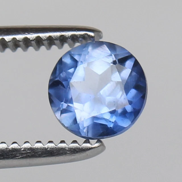 Saphir Naturel Bleu Bleuet 1.85 CT Rond Certifié Libre Pierre Précieuse Chauffé