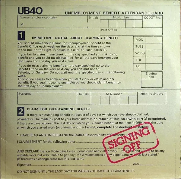 Ub40 Signing Off BONUS DISC MISSING. graduate Records Vinyl LP