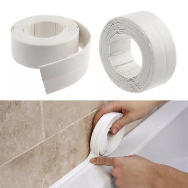 SHOWER TRAY & BATH 5mtr Length Flexible Waterproof Seal Strip UPSTAND 22mm Wide